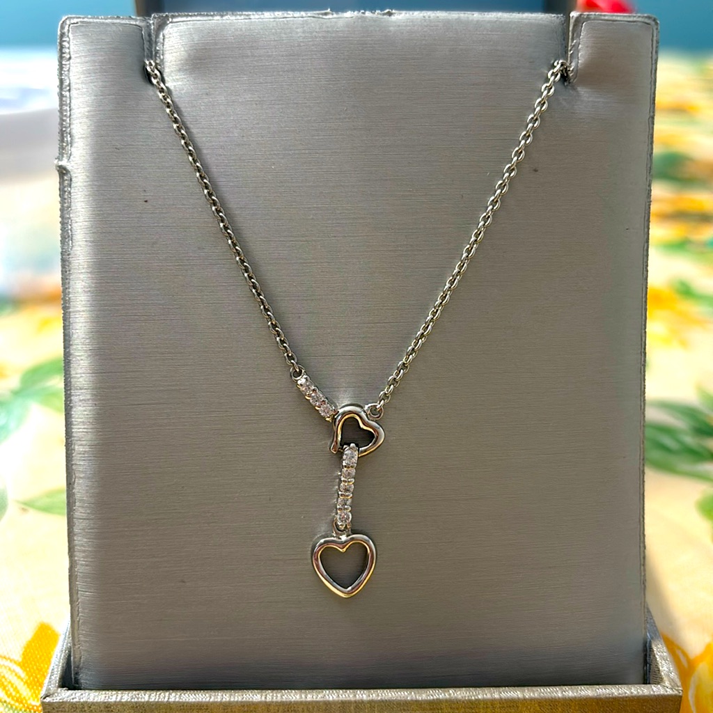 Double Heart Necklace 25$